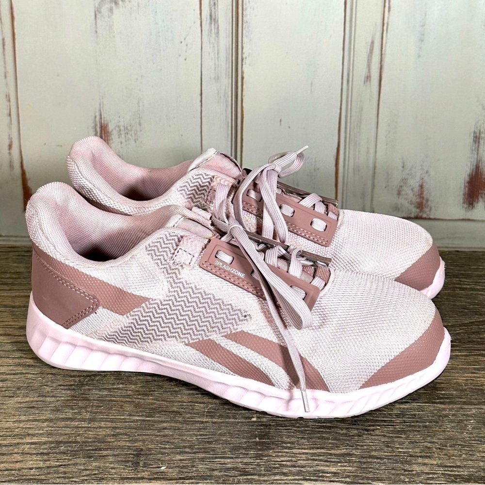 Reebok Work Sublite Legend Women's Athletic Work Shoe Pink rose gold 9M